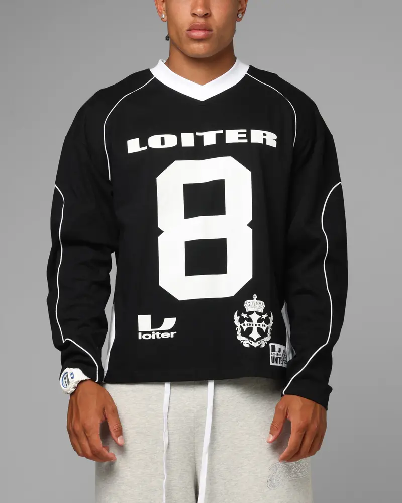 Loiter World Cup Long Sleeve T-Shirt Black 1