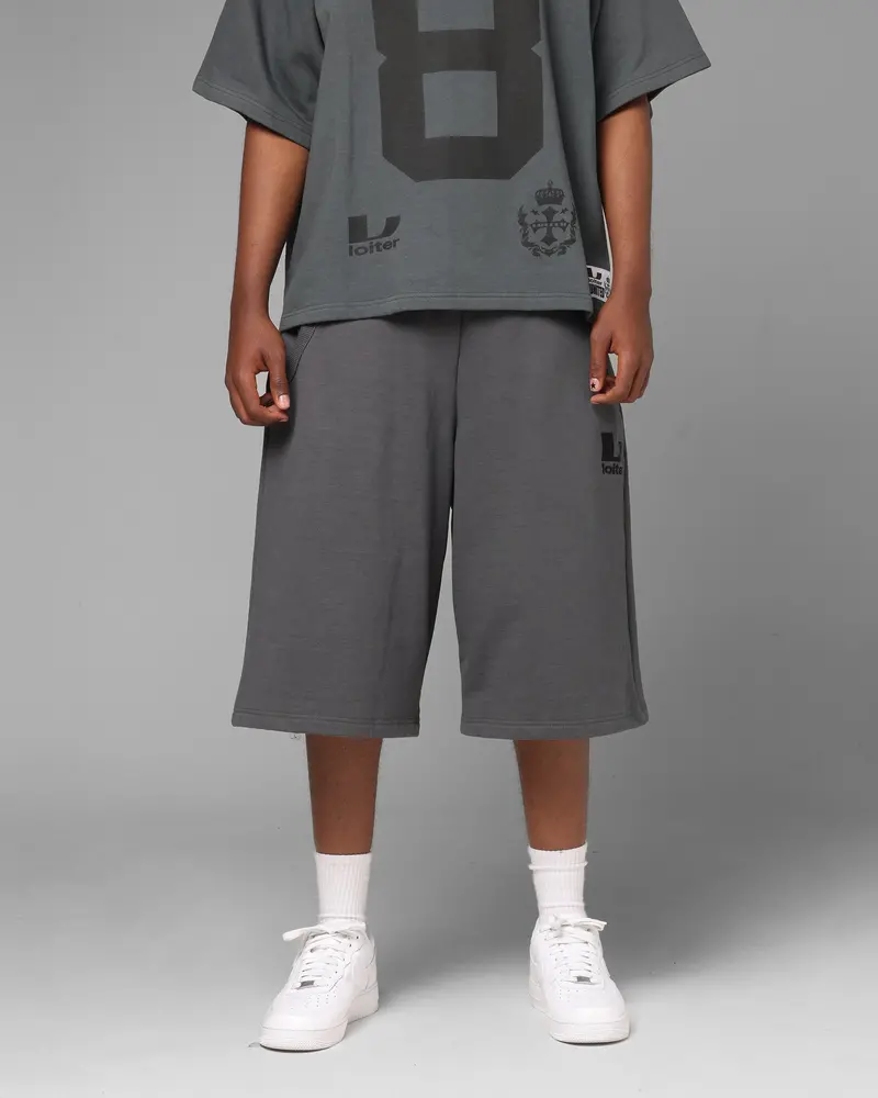 Loiter World Cup Shorts Charcoal 1