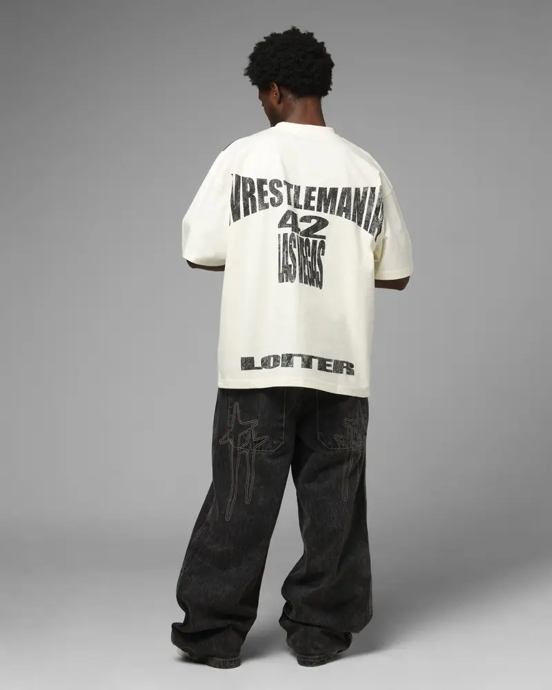 Loiter X Wwe Wrestlemania 42 T-Shirt Off White 4