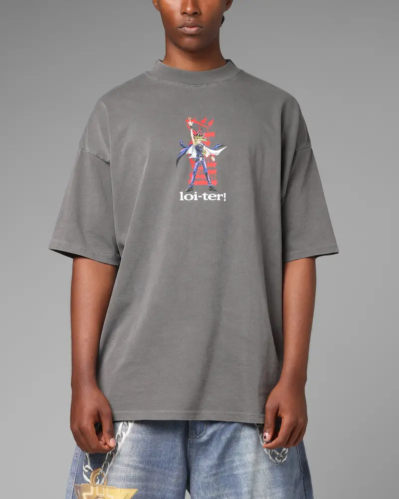 Loiter X Yu-Gi-Oh! Yugi T-Shirt Vintage Black 2