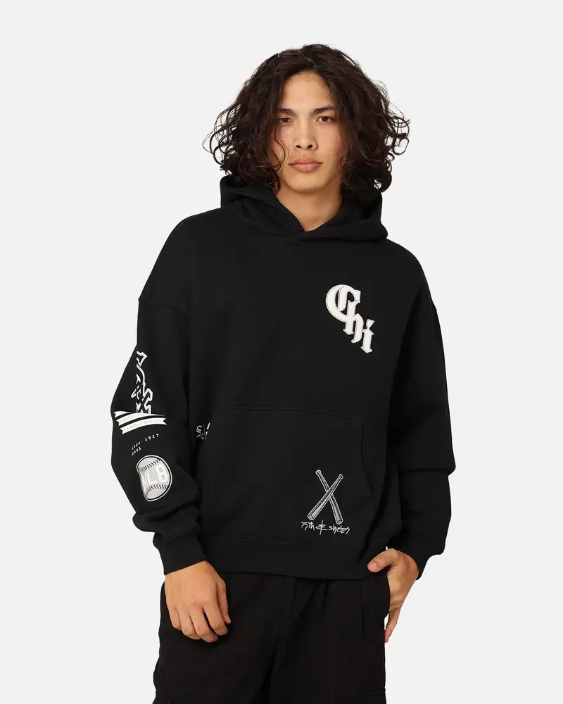 Majestic Athletic Chicago White Sox City Appliqué Hoodie Faded Black 1