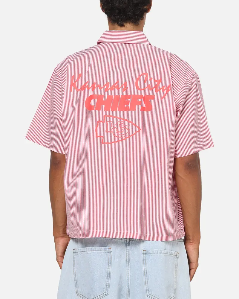 Majestic Athletic Kansas City Chiefs Graphic Boxy Shirt White/Red 1
