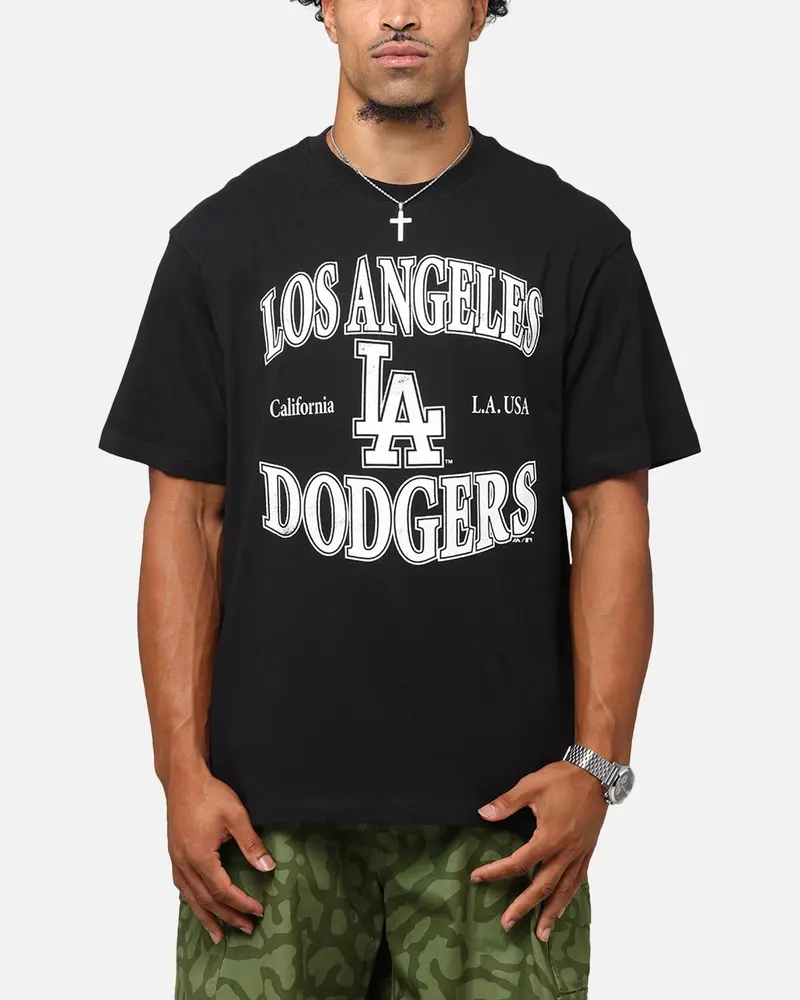 Majestic Athletic Los Angeles Dodgers Marne Arch T-Shirt Black 1