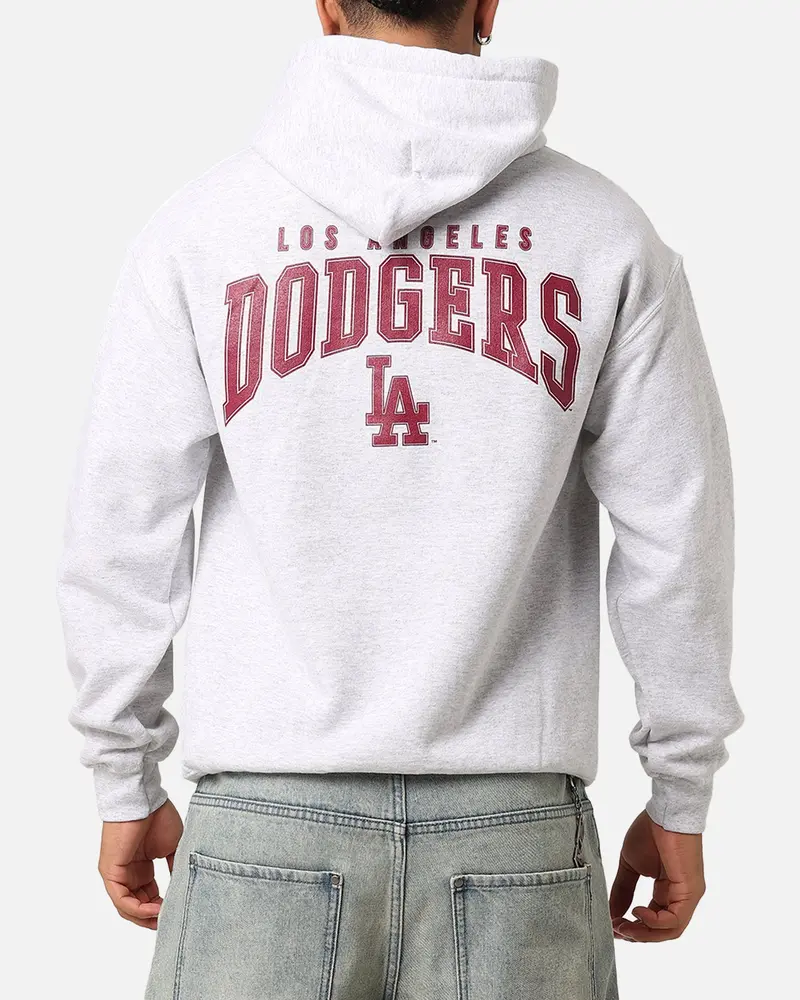 Majestic Athletic Los Angeles Lakers Fulter Team Arch Hoodie Grey Marle 1