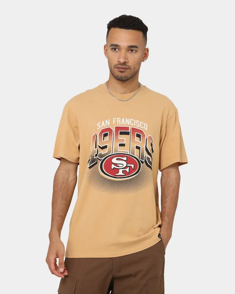 Majestic Athletic San Francisco 49Ers Vintage Arch T-Shirt Tan 1