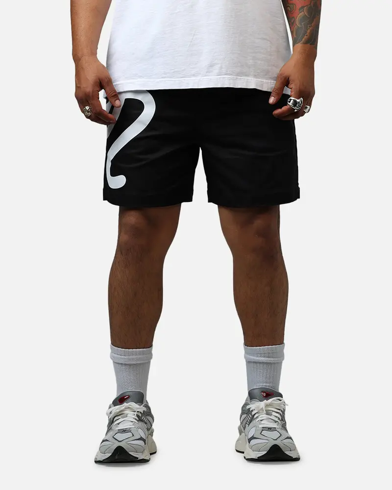 Malbon Menton Nylon Shorts Black 1