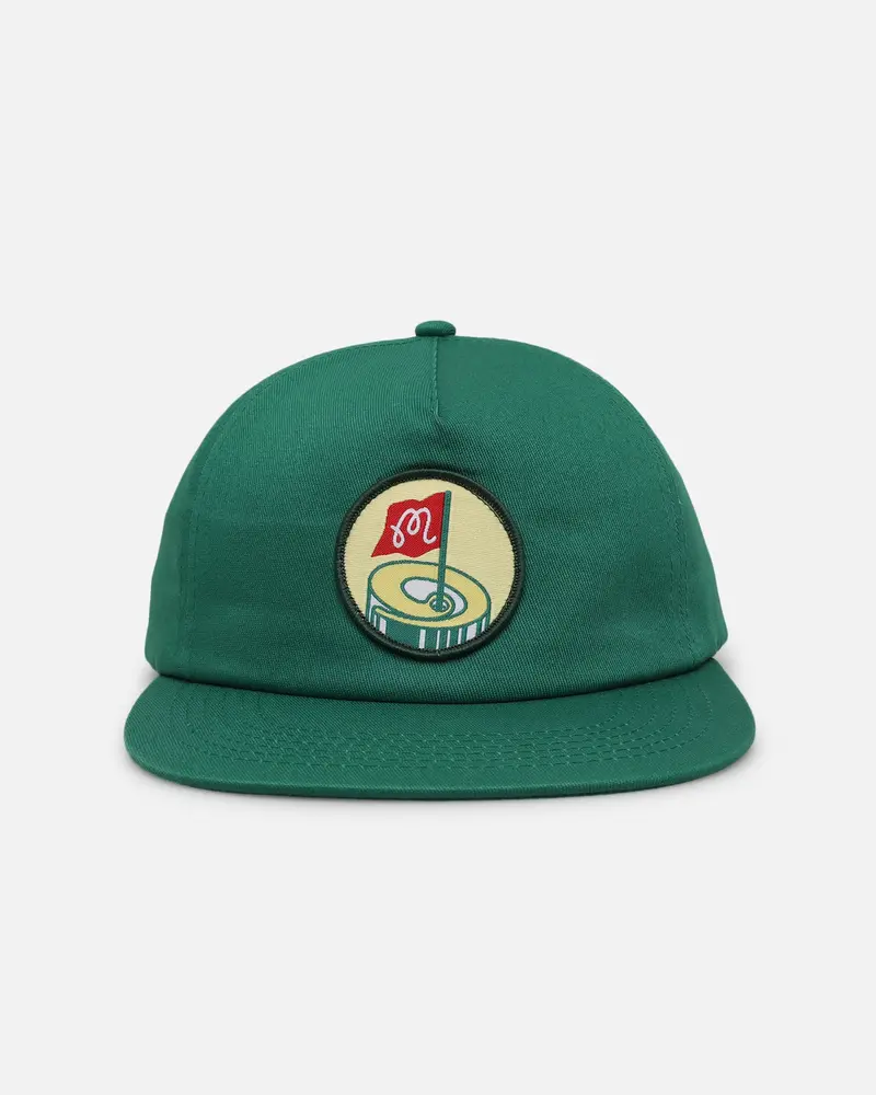 Malbon Pin High Painters 6 Panel Snapback Kelly Green 1