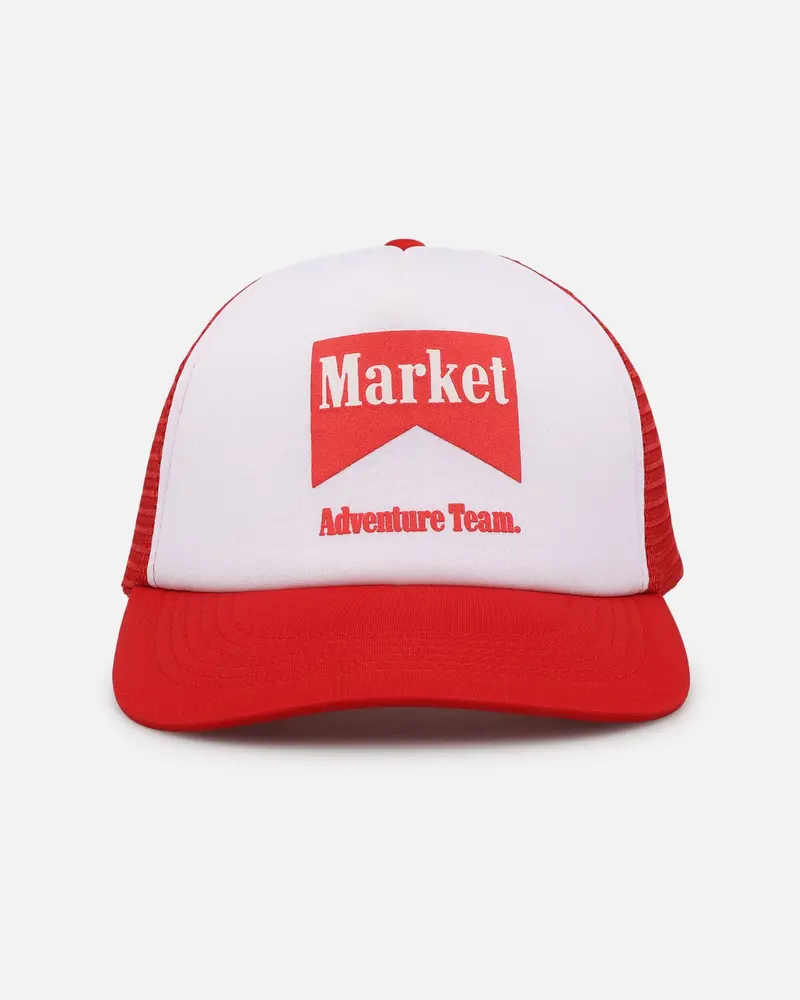Market Adventure Team Trucker Snapback Red 1