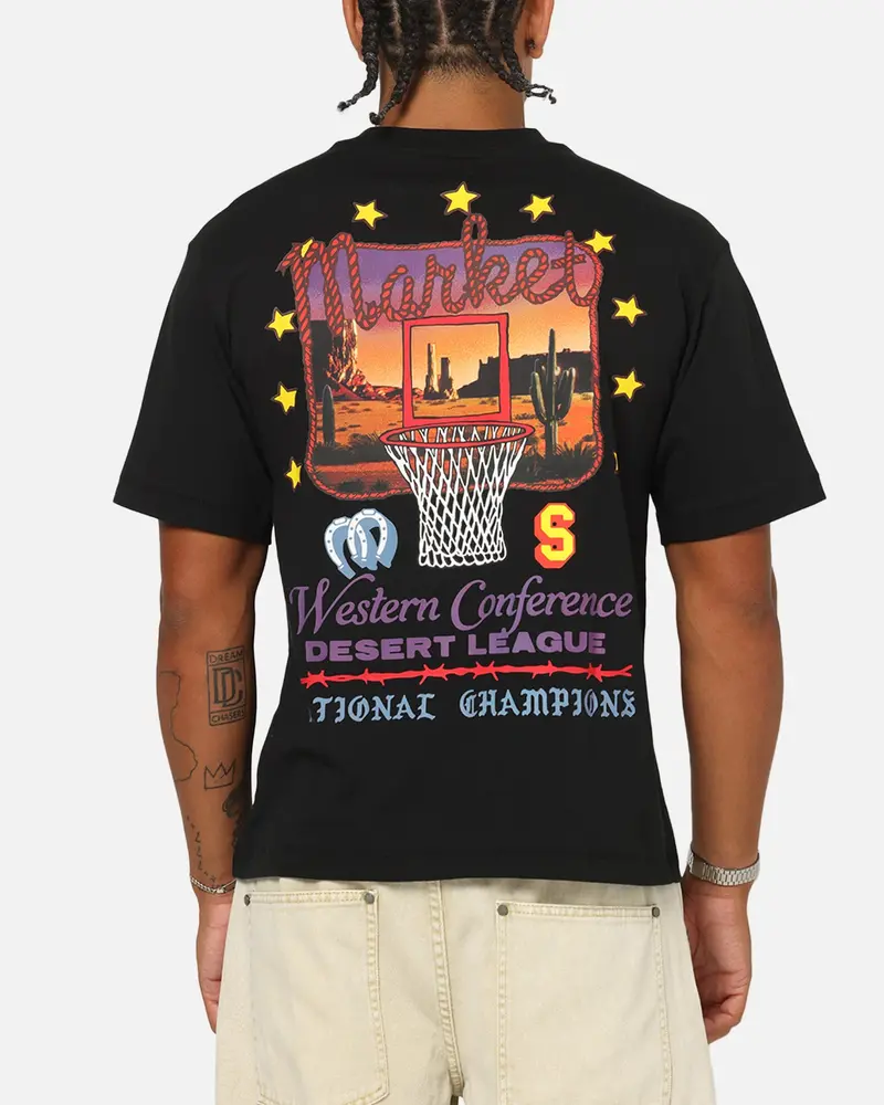 Market Desert League T-Shirt Pirate Black 1