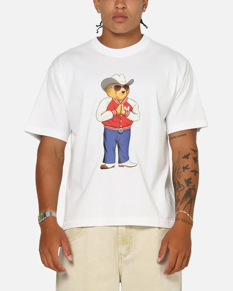 Market Hee-Haw Bear T-Shirt White 1