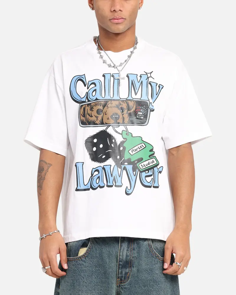 Market Lawyer Chase T-Shirt White 1