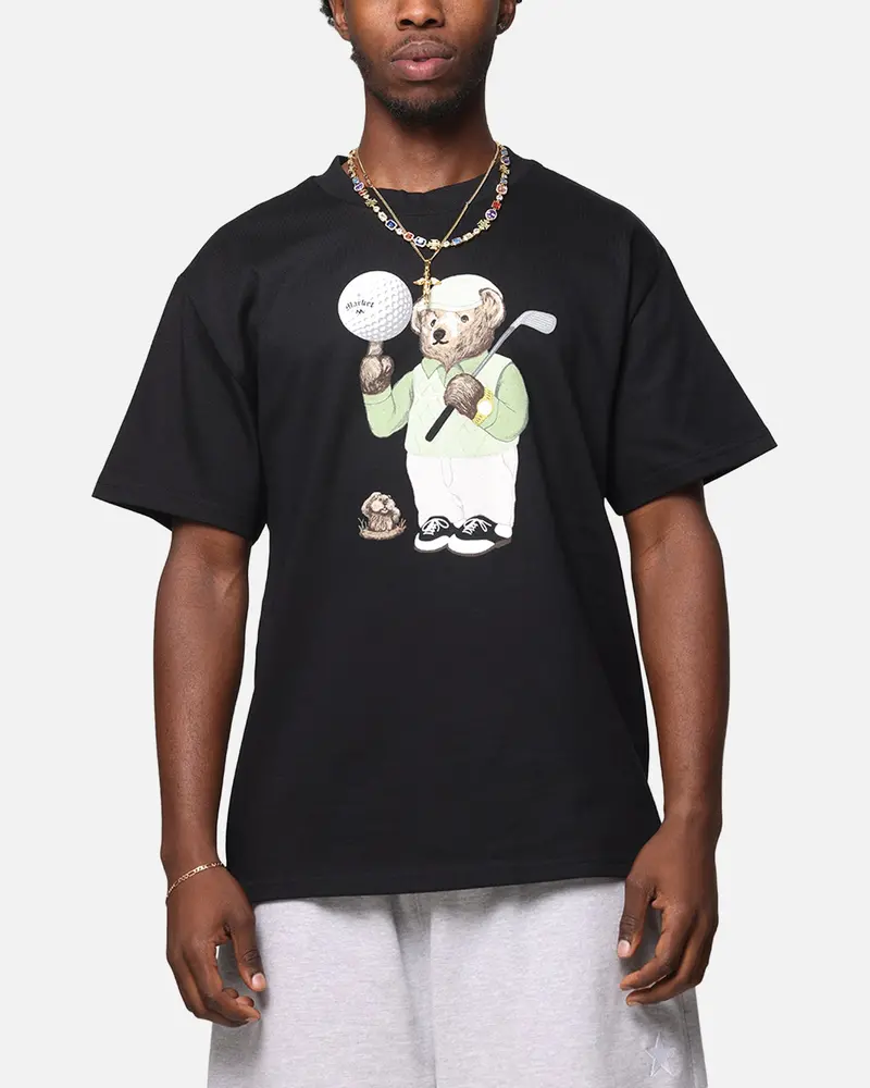 Market Par 5 Bear T-Shirt Black 1