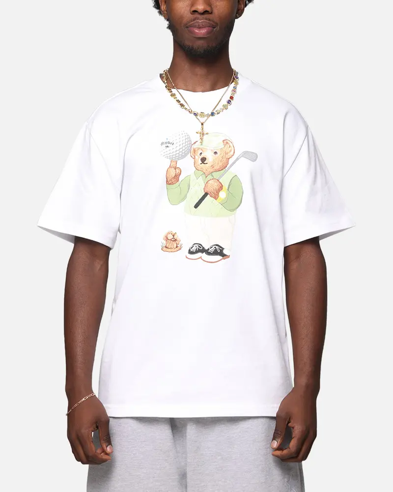 Market Par 5 Bear T-Shirt White 1