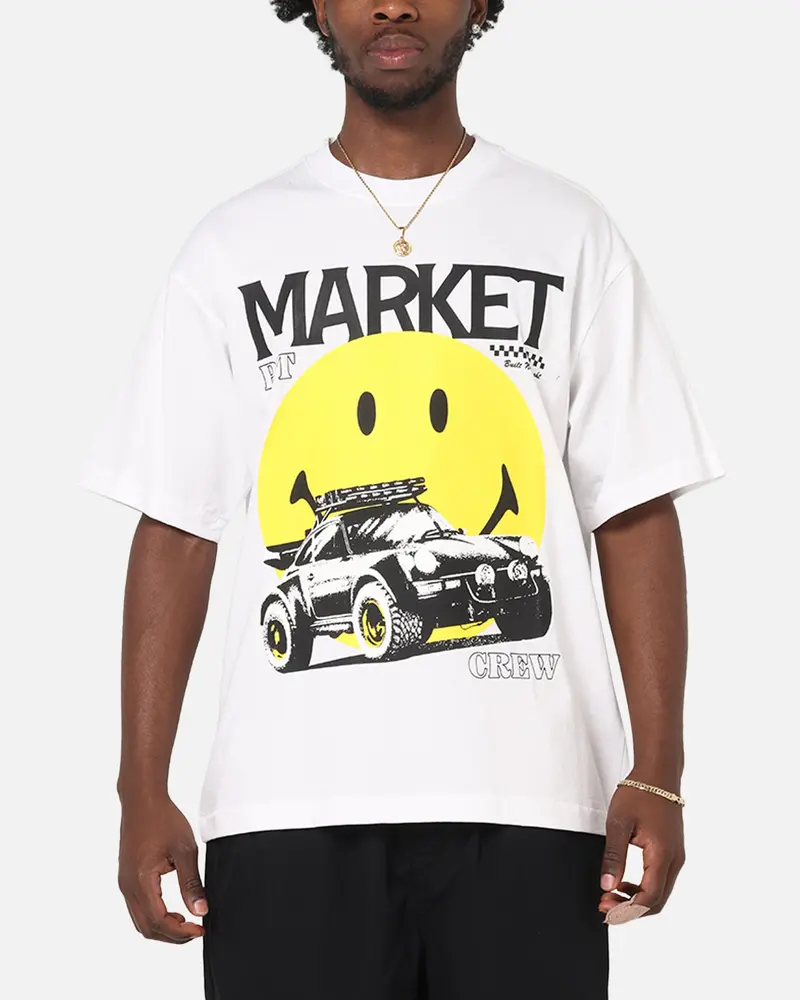Market Smiley All Four T-Shirt White 1