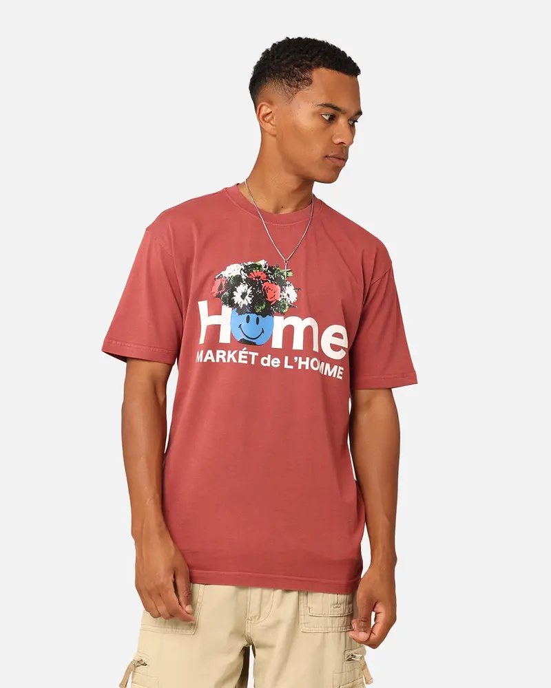 Market Smiley Market De L'homme T-Shirt Berry 1