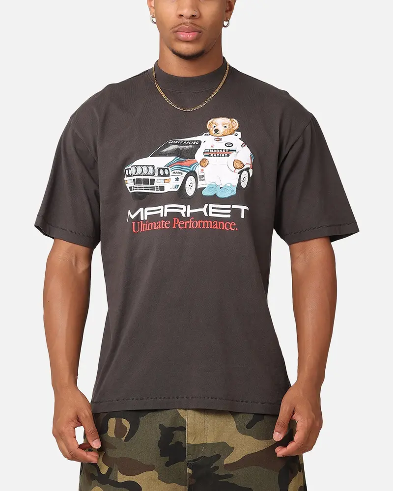 Market Ultimate Rally T-Shirt Washed Black 1