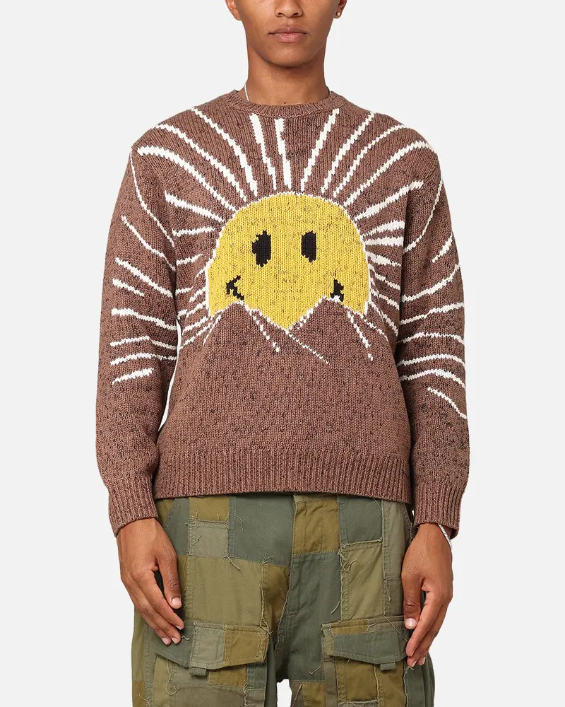 Market X Smiley Sunrise Sweater Acorn 1