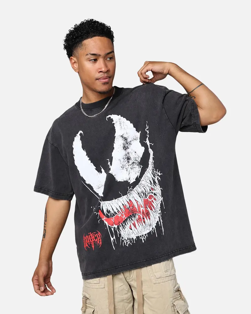 Marvel Spider-Man Venom T-Shirt Charcoal 1