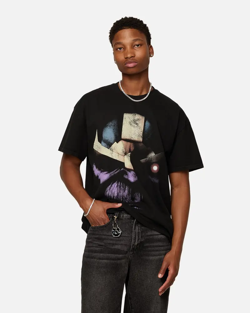 Marvel Thanos Heavyweight T-Shirt Black 1