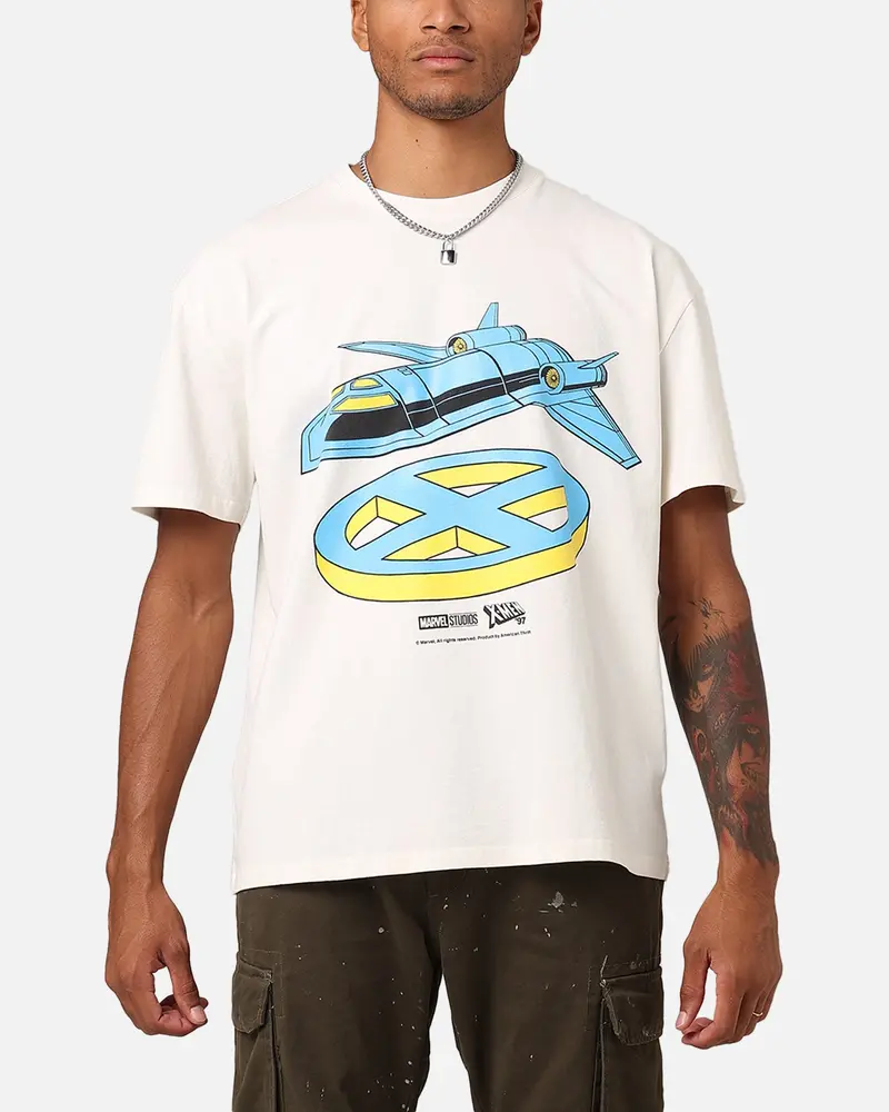 Marvel X-Men The Blackbird T-Shirt Off White 1