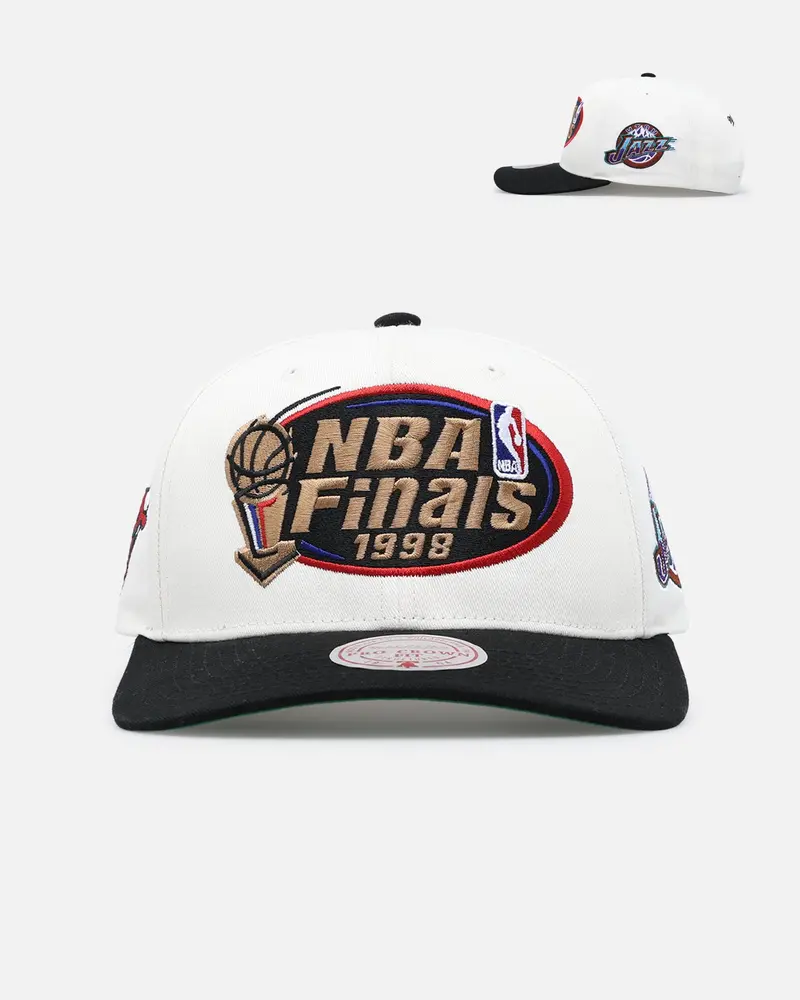Mitchell & Ness 1998 Nba Finals Snapback White Cream/Black 1
