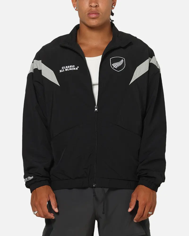 Mitchell & Ness All Blacks Rugby Union Classic Spray Jacket Solid Black 1