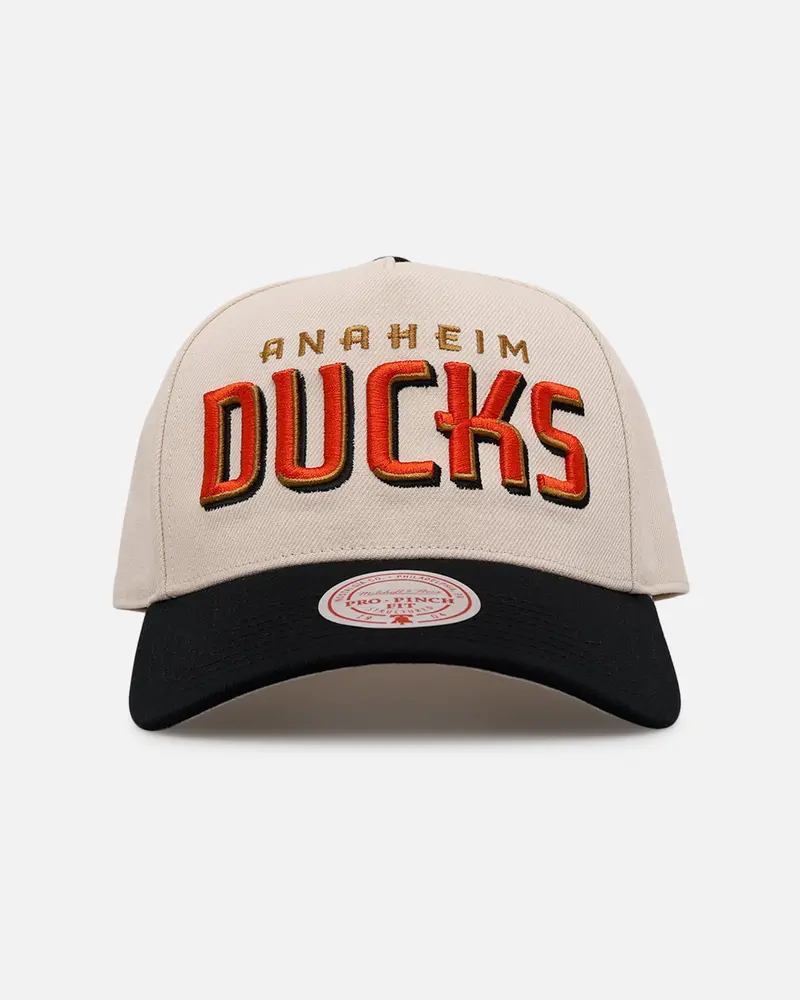 Mitchell & Ness Anaheim Ducks 'Ducks Variety Pack' Pro Pinch Snapback Natural/Black 1