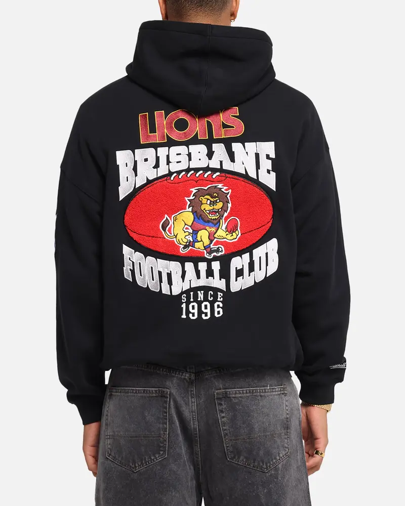 Mitchell & Ness Brisbane Lions Team Hoodie Solid Black 1