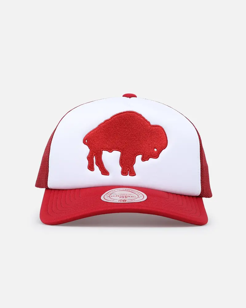 Mitchell & Ness Buffalo Bills Team Foam Trucker Snapback Red/White 1