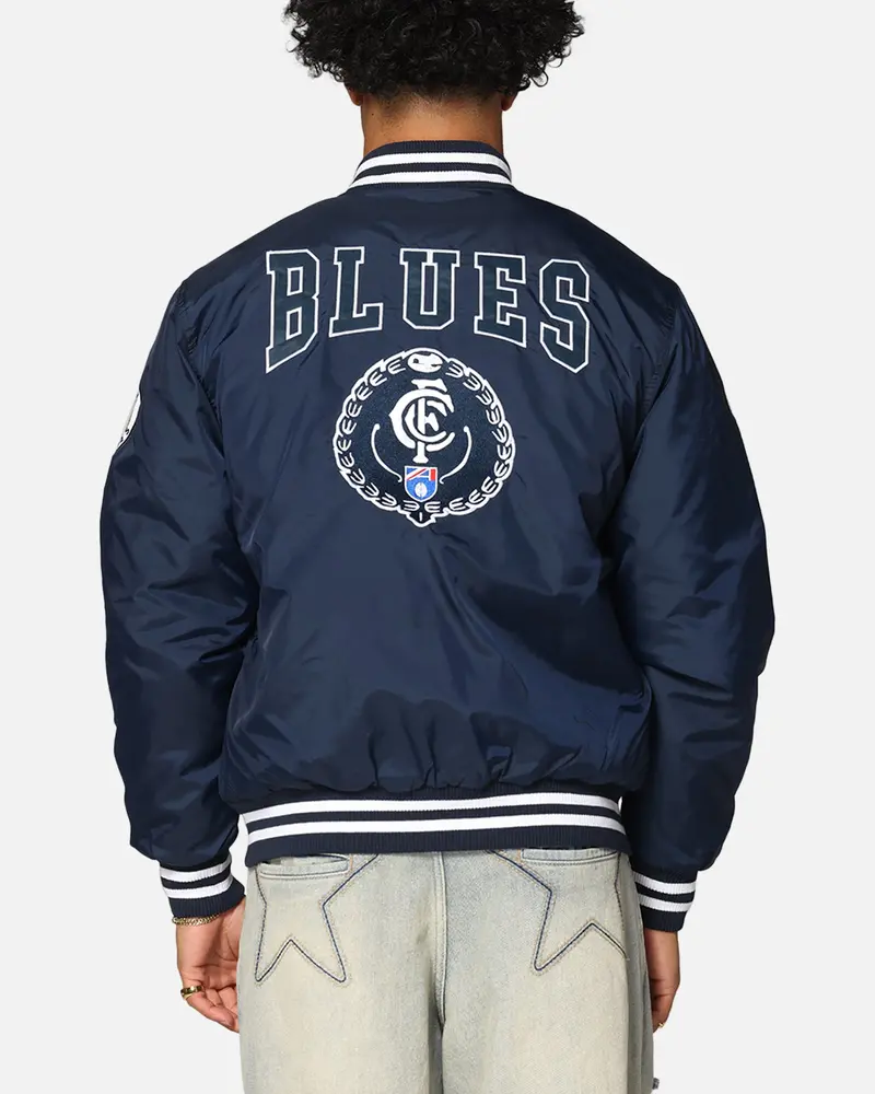 Mitchell & Ness Carlton Blues Team Bomber Jacket Navy 1