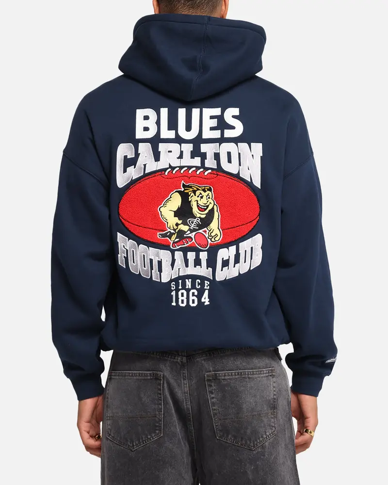 Mitchell & Ness Carlton Blues Team Hoodie Navy 1