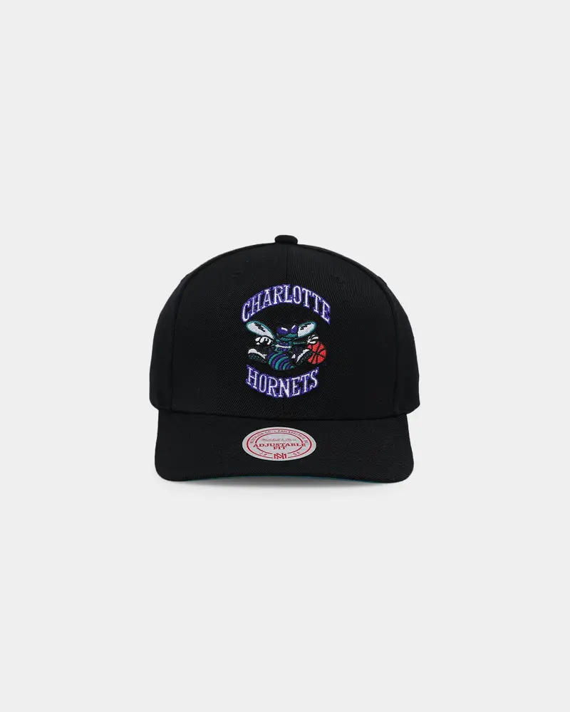 Mitchell & Ness Charlotte Hornets 'Wool Blend' Snapback Black 1