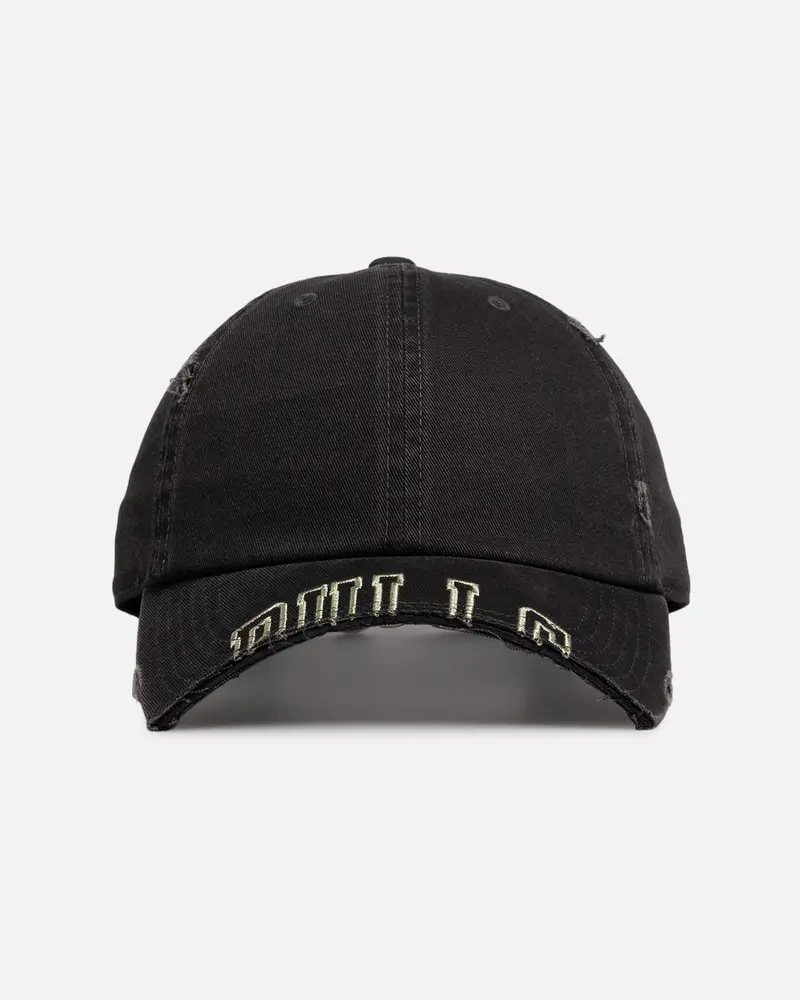 Mitchell & Ness Chicago Bulls 'Cut Brim' Dad Fit Strapback Black 1