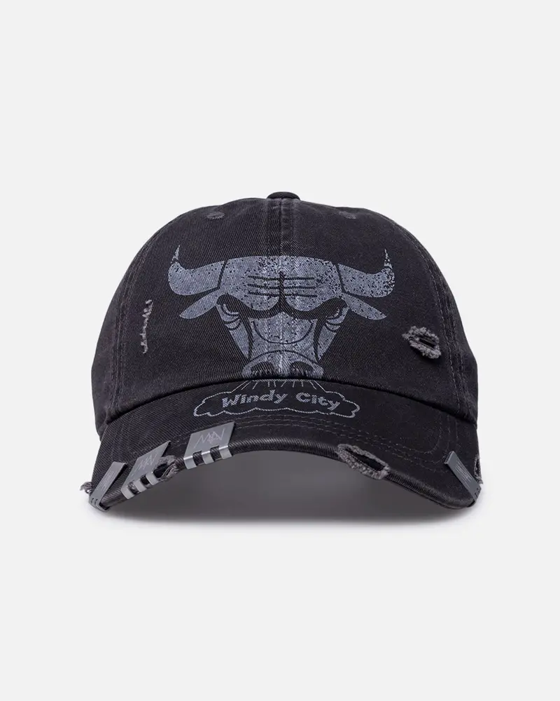Mitchell & Ness Chicago Bulls 'It's Over' Dad Fit Strapback Black 1