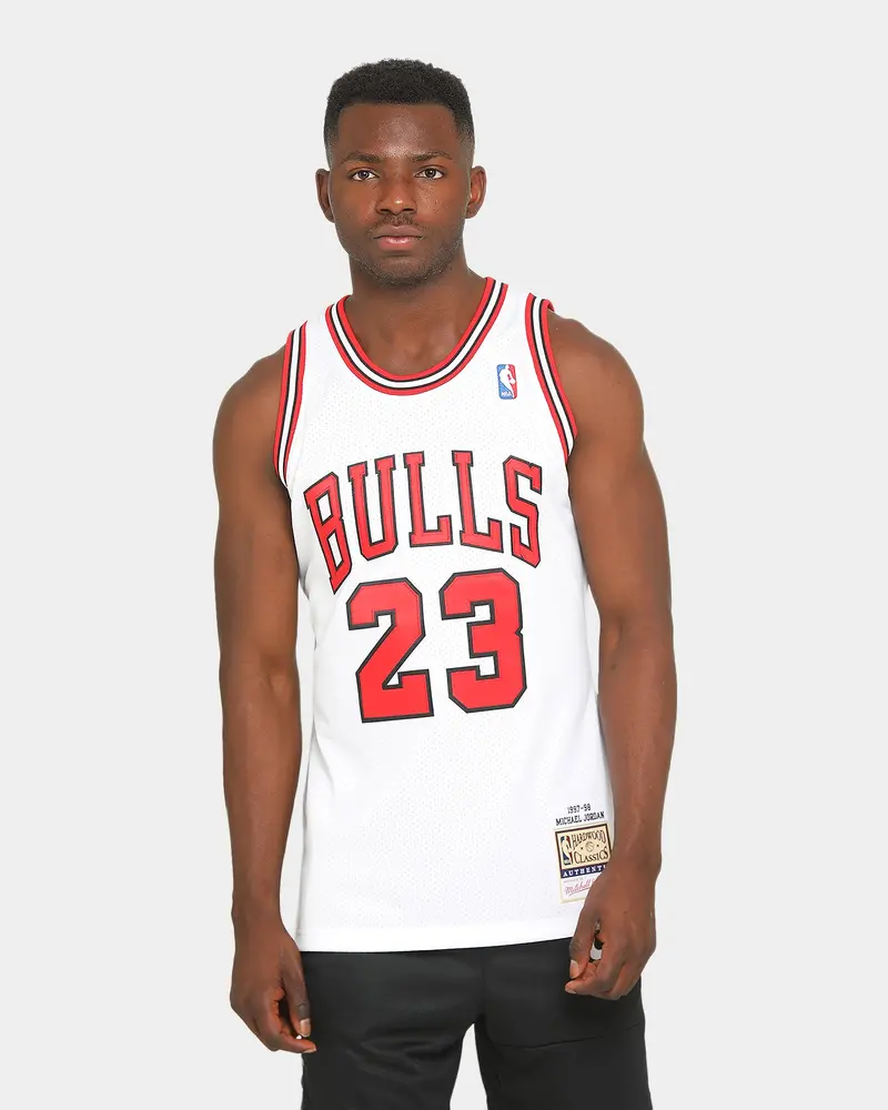 Mitchell & Ness Chicago Bulls Michael Jordan '97-'98 #23 Authentic Nba Jersey White 1