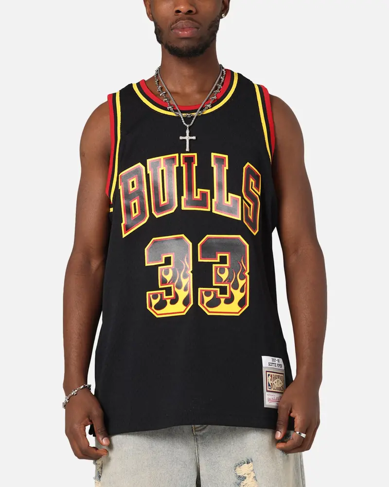 Mitchell & Ness Chicago Bulls Scottie Pippen Legends Jersey Black/Grey 1