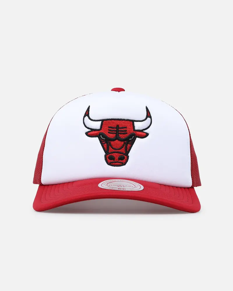 Mitchell & Ness Chicago Bulls Team Foam Trucker Snapback Red/White 1