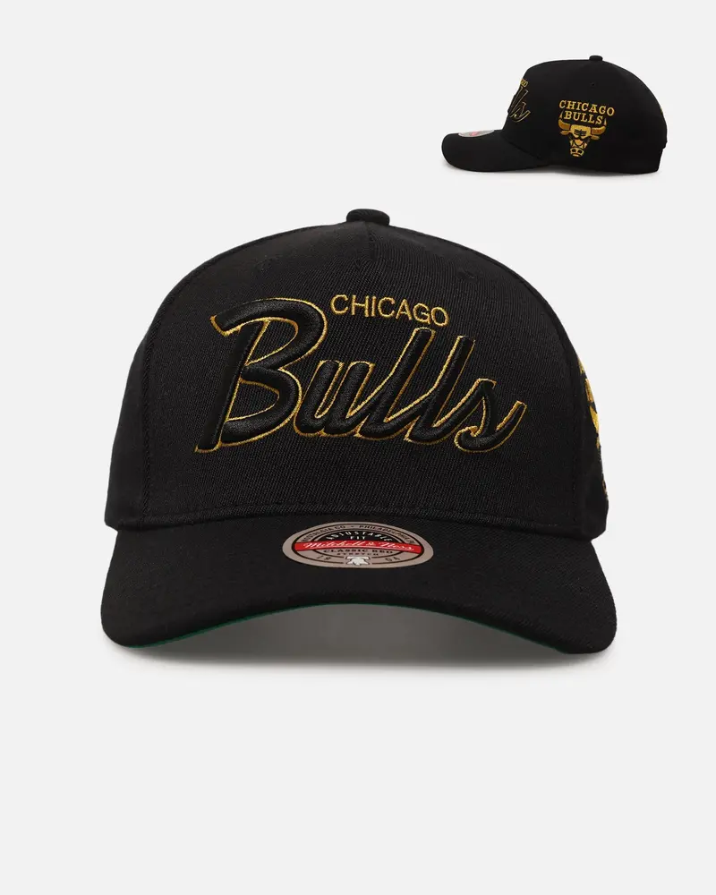 Mitchell & Ness Chicago Bulls 'Team Script' Mvp Snapback Black/Gold 1