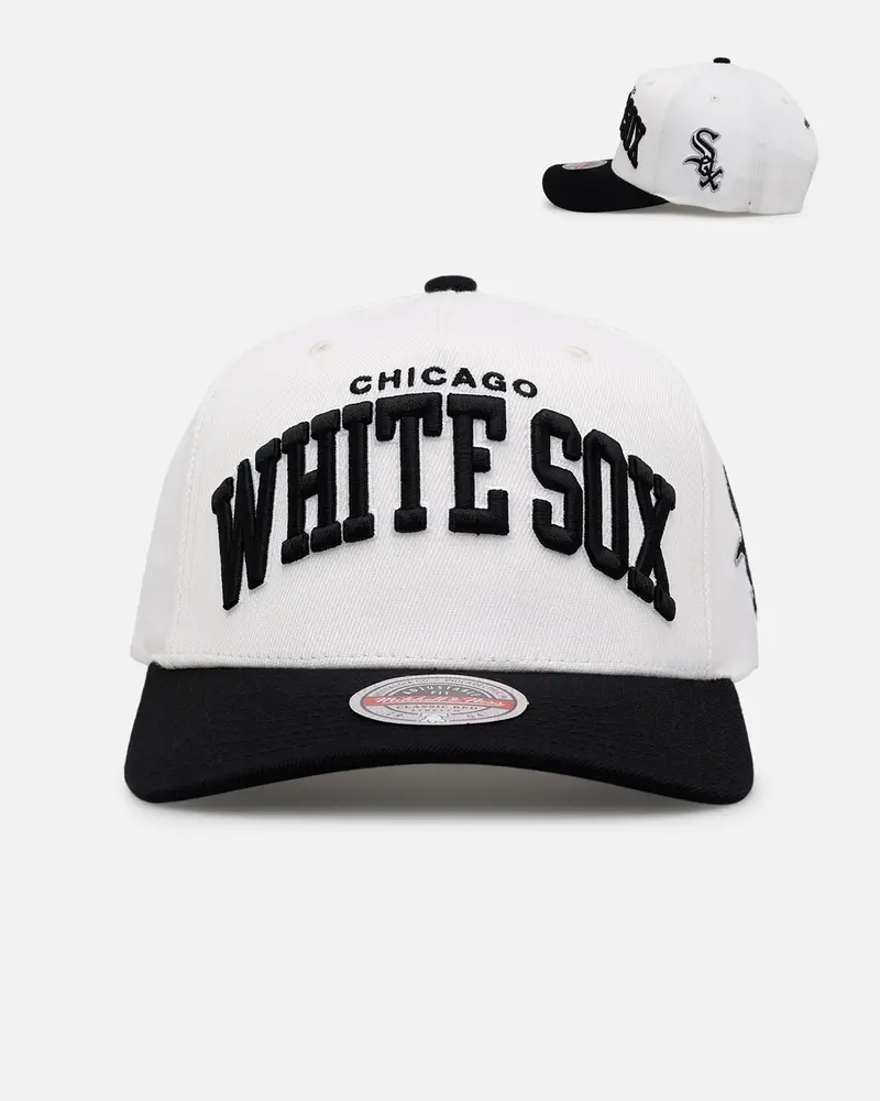 Mitchell & Ness Chicago White Sox 'Arch' Mvp Snapback Cream 1