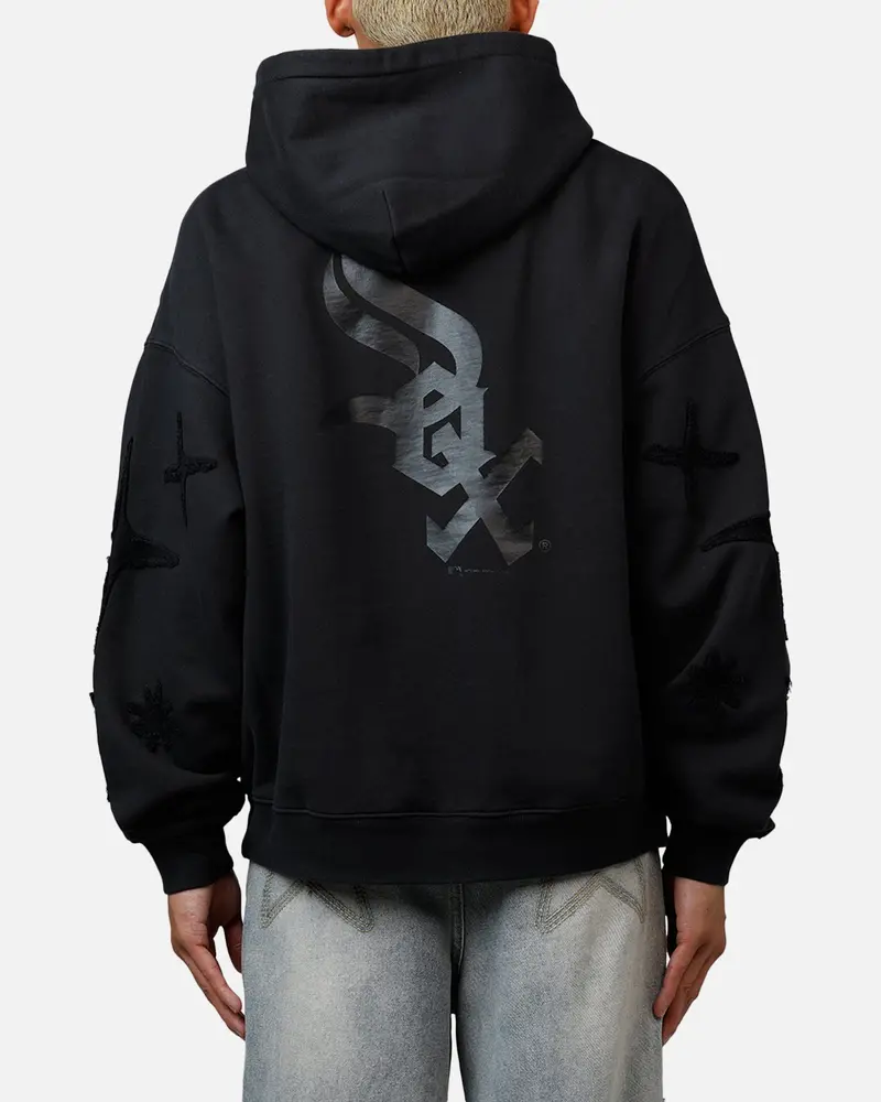 Mitchell & Ness Chicago White Sox Starburst Hoodie Faded Black 1