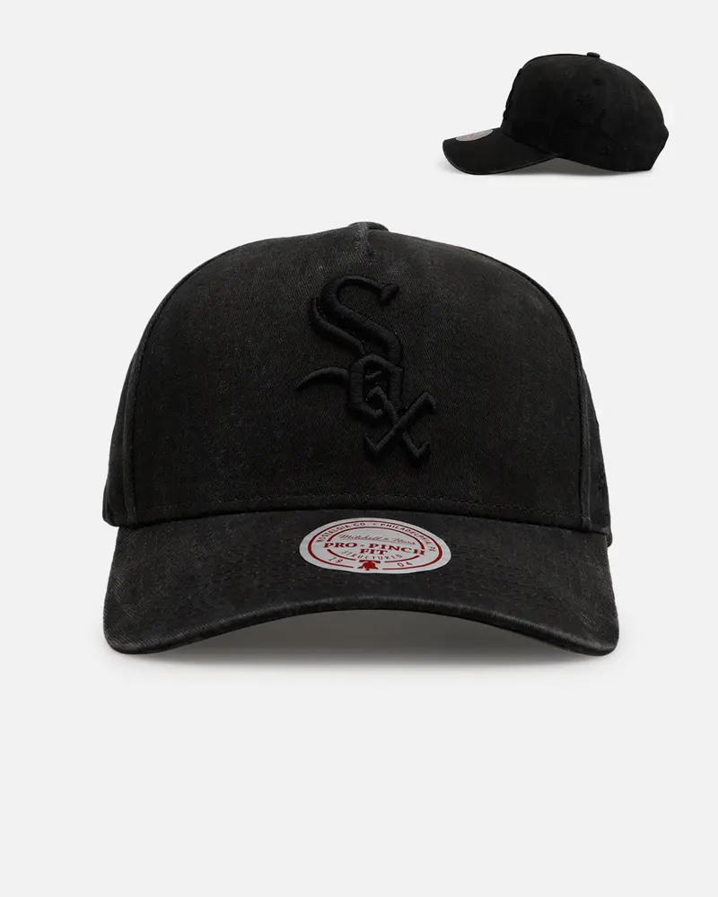 Mitchell & Ness Chicago White Sox 'Starburst' Pro Pinch Snapback Black 1