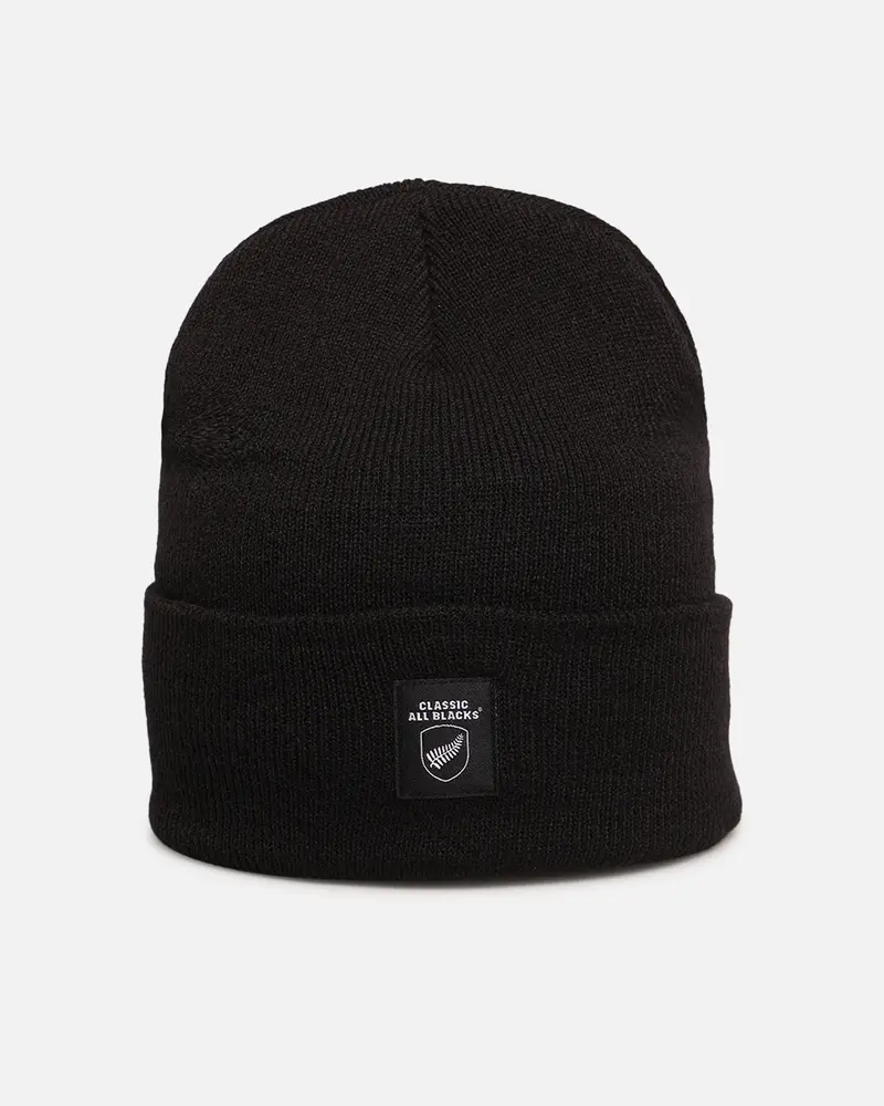 Mitchell & Ness Classic All Blacks Cuffed Beanie Solid Black 1