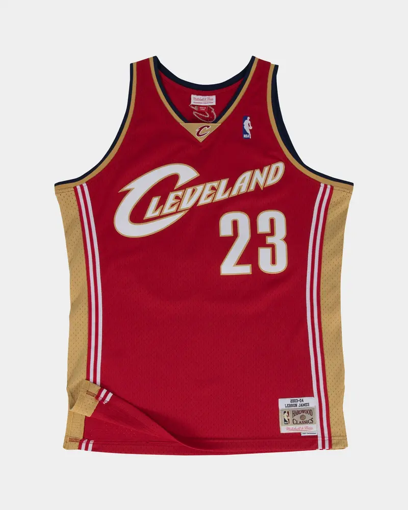 Mitchell & Ness Cleveland Cavaliers Lebron James '03-'04 #23 Swingman Jersey Red 1