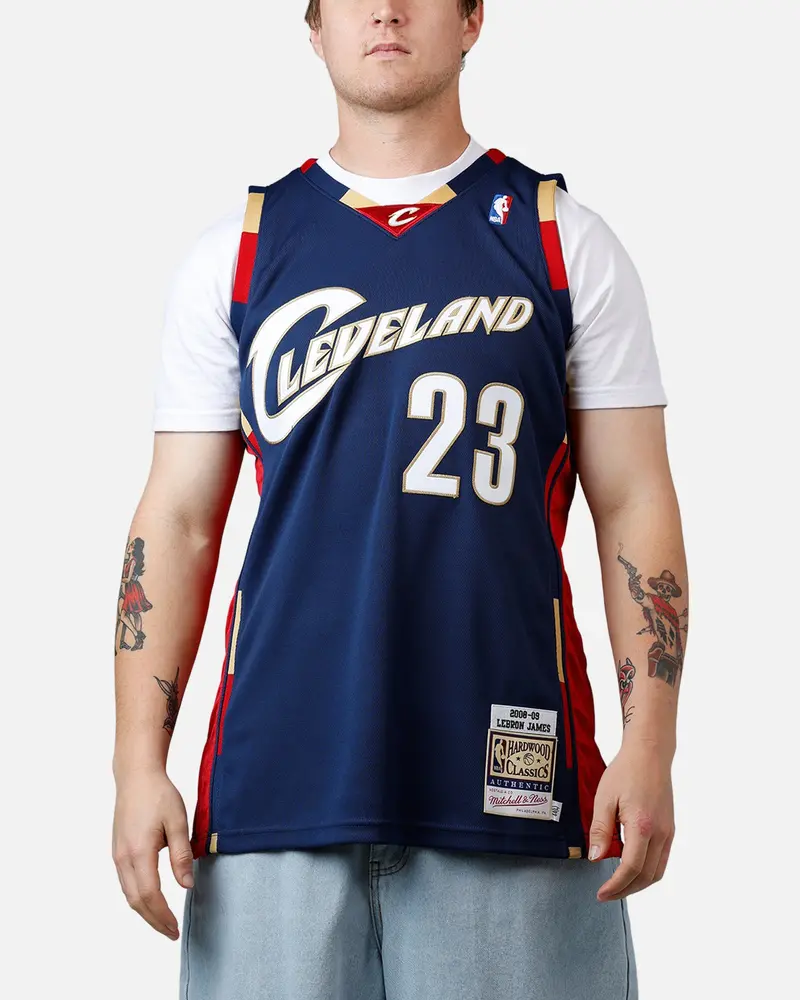 Mitchell & Ness Cleveland Cavaliers Lebron James #23 '08-'09 Swingman Jersey Navy 1