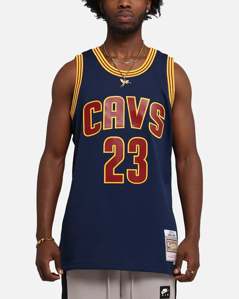 Mitchell & Ness Cleveland Cavaliers Lebron James Swing Jersey Blue 1
