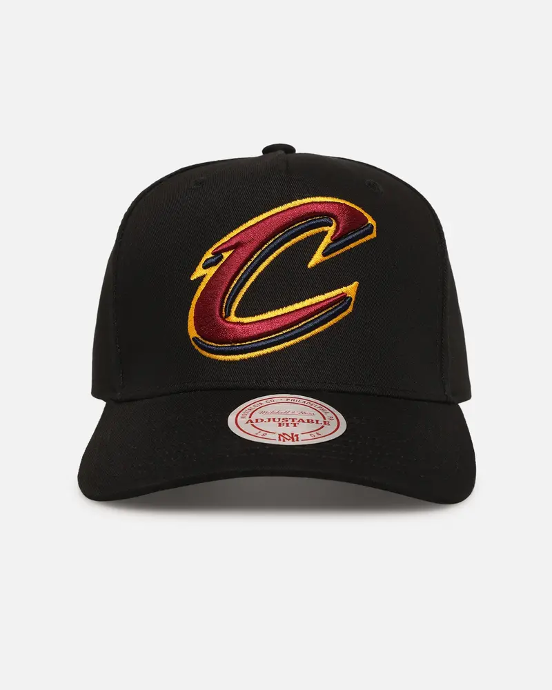 Mitchell & Ness Cleveland Cavaliers Team Colour Logo Mvp Snapback Black 1