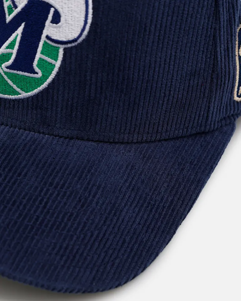 Mitchell & Ness Dallas Mavericks 'Vintage Cord' Pro Pinch Corduroy Snapback Navy 2