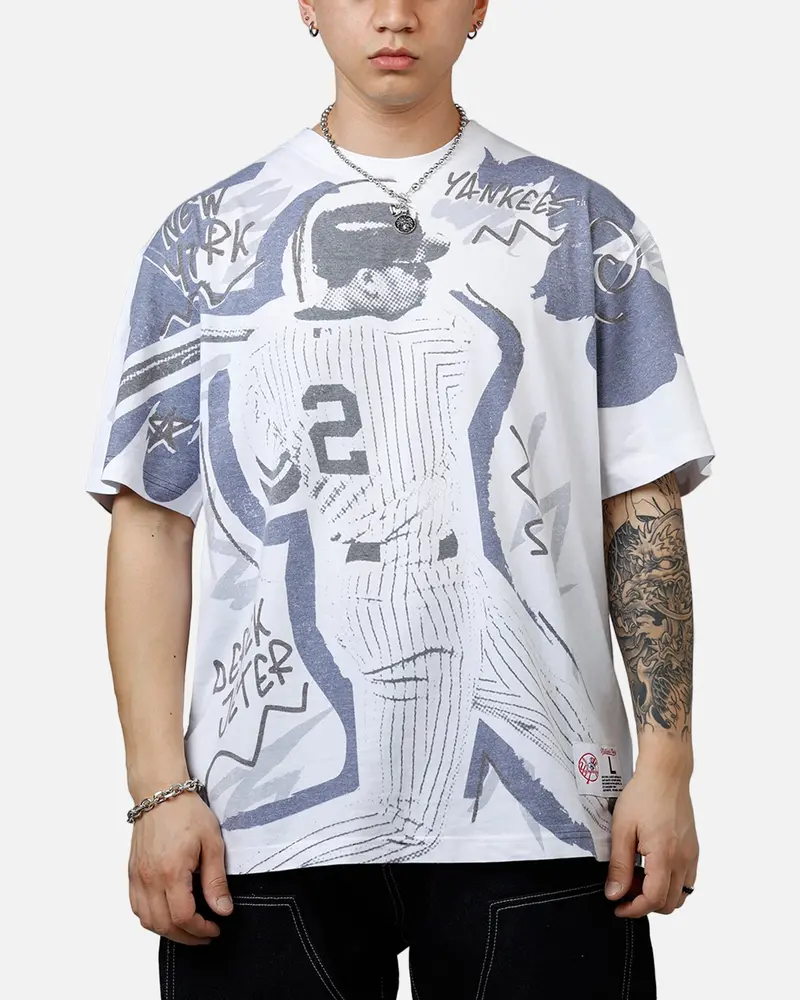 Mitchell & Ness Derek Jeter Showstopper T-Shirt Navy 1