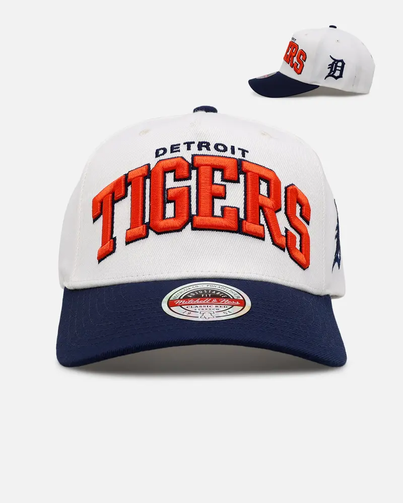 Mitchell & Ness Detroit Tigers 'Arch' Mvp Snapback Cream 1