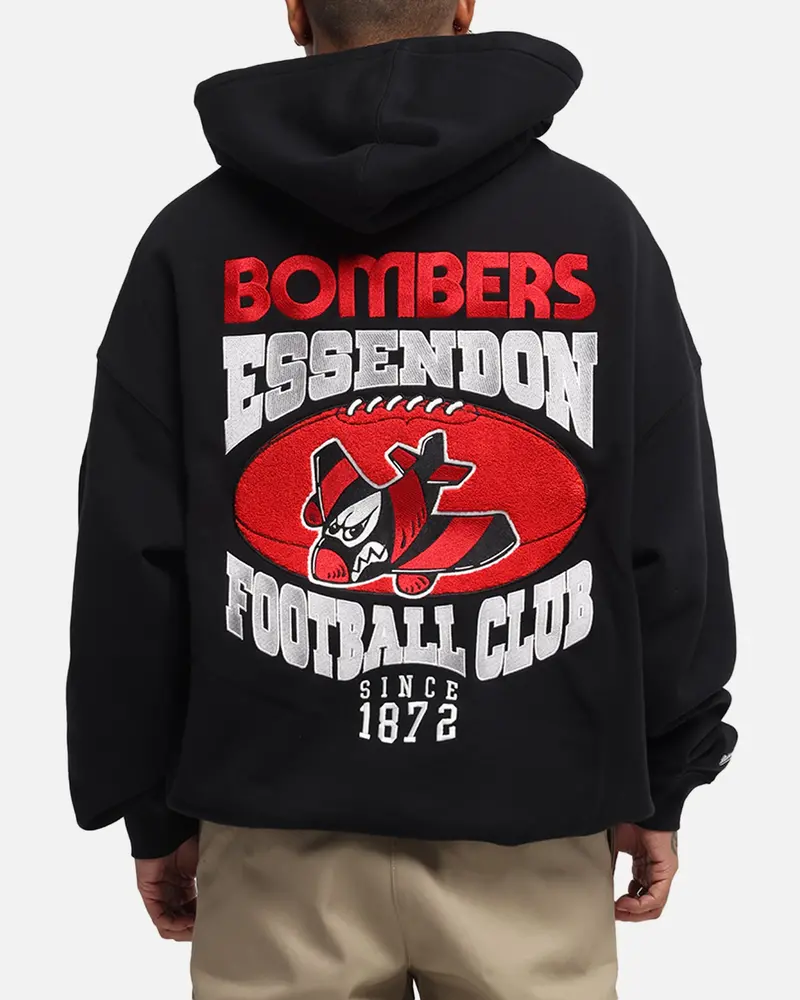 Mitchell & Ness Essendon Bombers Team Hoodie Solid Black 1